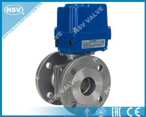 Elektrikli Aktüatör Yüzer Küresel Vana